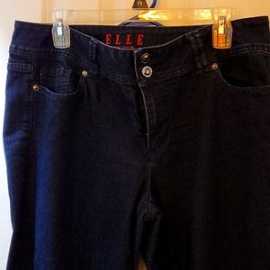 Women Blue Jeans size 14 regular midrise waist.